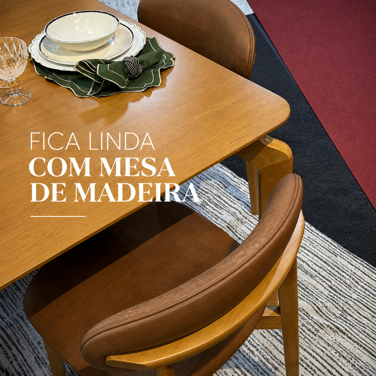 anis 124 costas fica linda com mesa de madeira